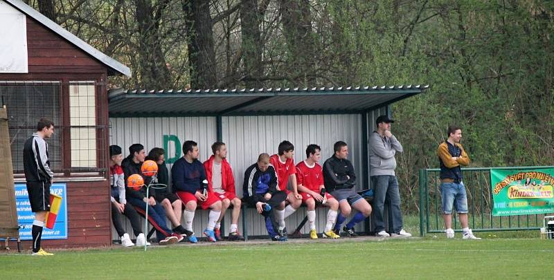 Fotbalisté TJ Sokol Dobšice přehráli hostující tým Moravského Krumlova 2:0