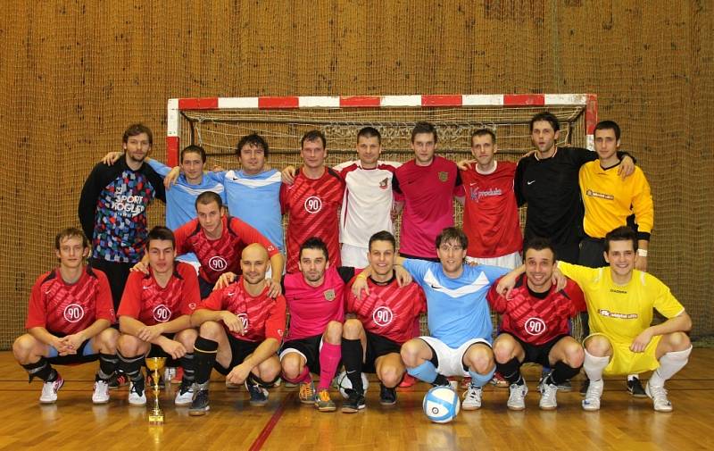 Exhibiční utkání futsalové ligy ve Znojmě.