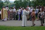 Poutní mši celebroval novoříšský opat Marian Rudolf Kosík.