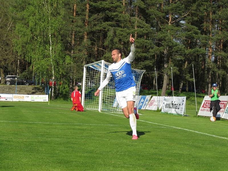 Znojemští fotbalisté si komplikují postup do 1. ligy.