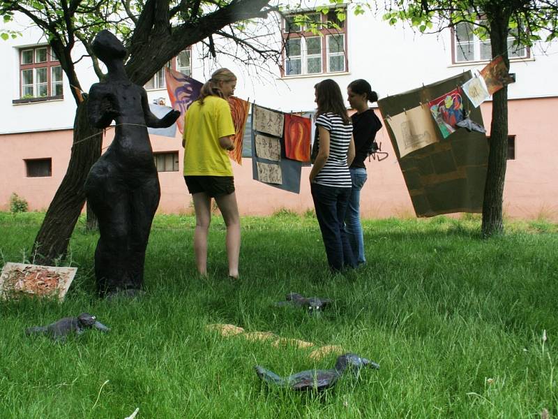 Výstava žáků znojemské základní umělecké školy