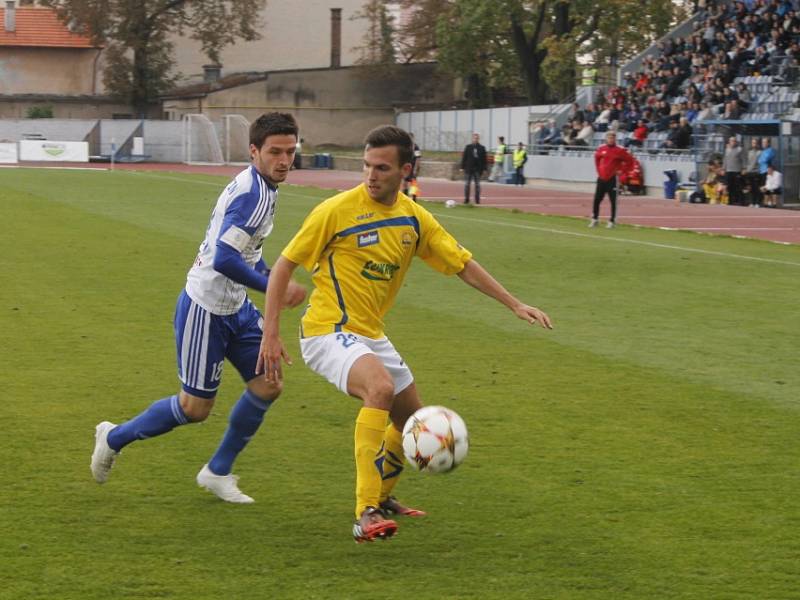 Fotbalisté Znojma remizovali na domácím hřišti se Zlínem 2:2.