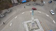 Vyhlídkové kolo na Komenského náměstí je přitažlivou novinkou letošního adventu ve Znojmě.