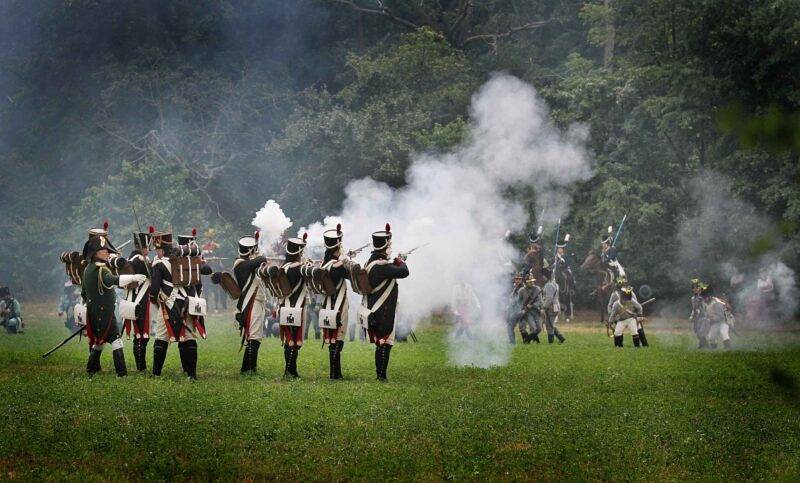 Bitva u Znojma a Suchohrdel jako v roce 1809 v podání spolku Acaballado.