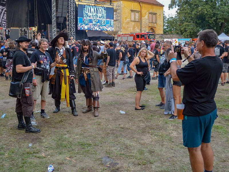 Moravský Krumlov zažil další ročník metalového a rockového festivalu Rock Heart. Foto: Kristýna Sklenářová
