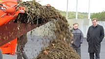 Nová kompostárna v Únanově bude zpracovávat biologický odpad ze Znojemska.