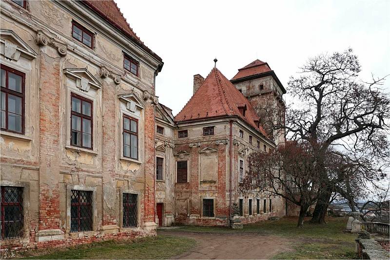 Zimní procházka kolem jaroslavického zámku.