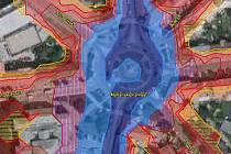 Hluková mapa - Mariánské náměstí 