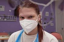 Veronika Holubářová pomáhala při druhé vlně covidové pandemie v domově pro seniory ve Skalici na Znojemsku.