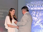 Plavkyně a potřetí nejúspěšnější sportovkyně Znojemska v kategorii dospělých Veronika Kolníková.
