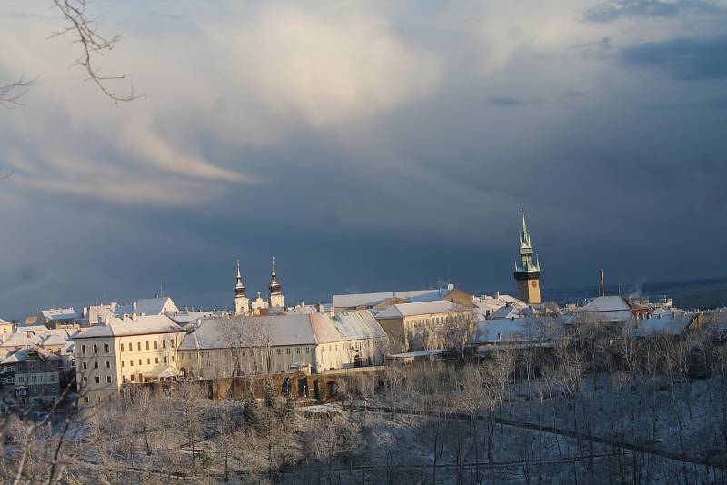 Znojmo a Podyjí v zimě. 