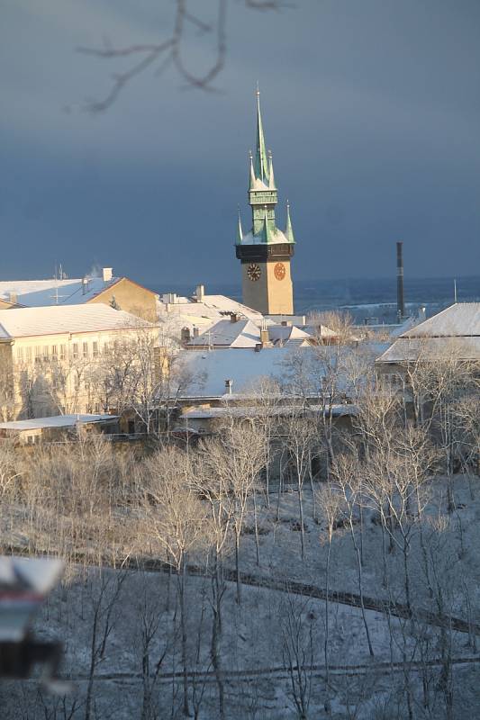 Znojmo a Podyjí v zimě. 