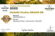 Na mezinárodní soutěži Vinalies Internationales 2022 v Paříži získal Znovín Znojmo dvě zlaté a dvě velké zlaté medaile.
