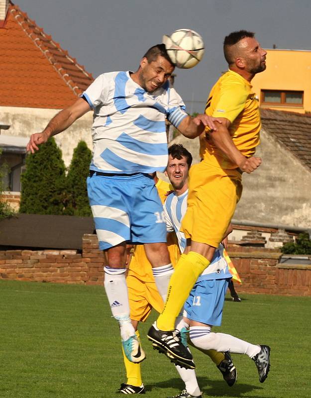 V posledním 26. kole 1.A třídy skupiny A zvítězili fotbalisté Přímětice nad Dobšicemi 3:1.