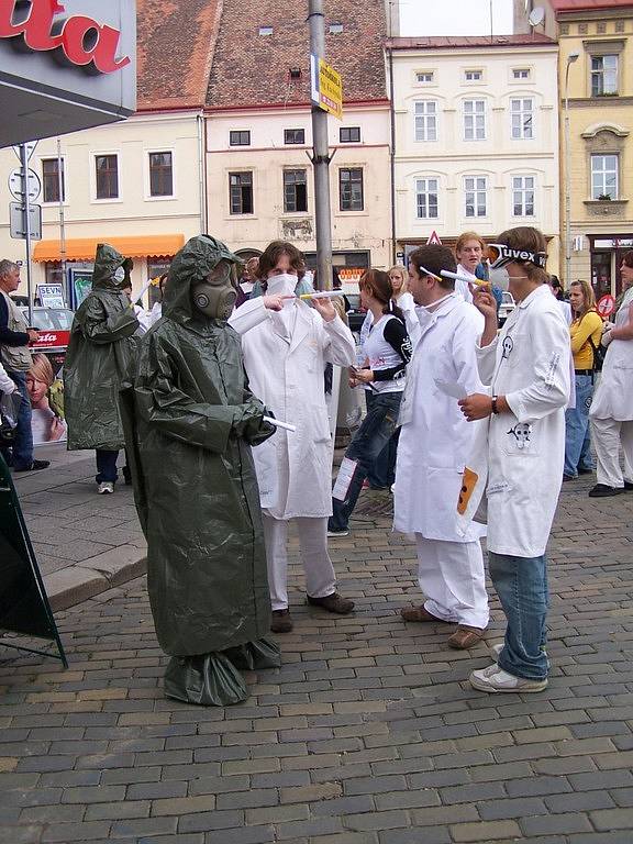 Den bez tabáku ve Znojmě.