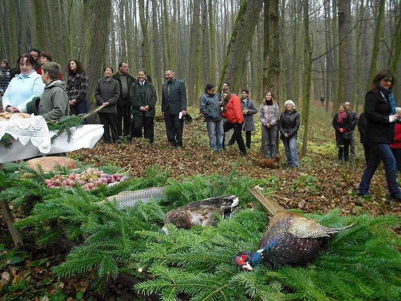 Druhá Svatohubertská mše u Vranova nad Dyjí.