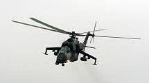 Přes Znojemsko přelétával bitevní vrtulník