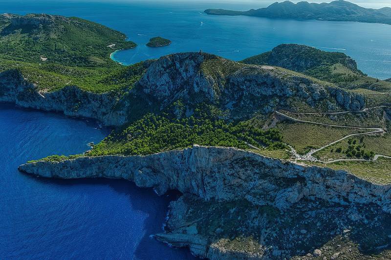 Z cest po Mallorce. Vyhlídla Mirador es Colomer.