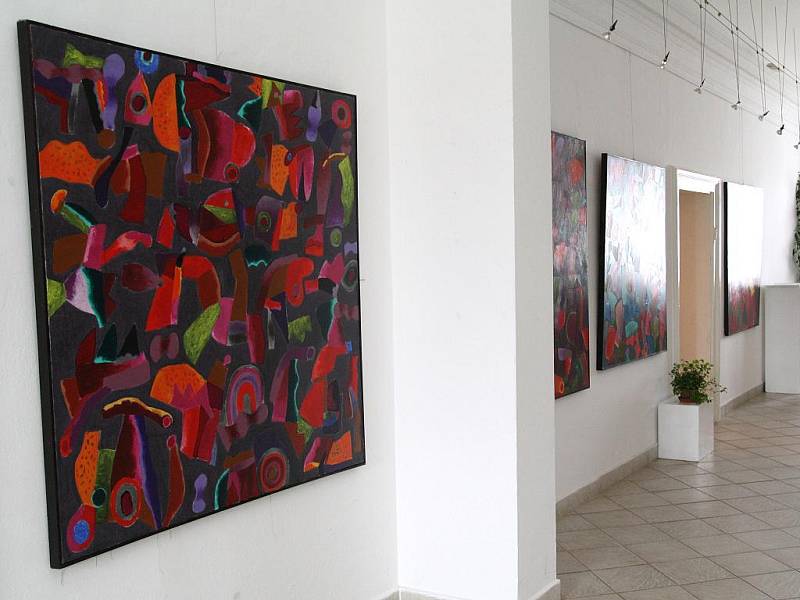 Výstava obrazů v galerii Knížecího domu v Moravském Krumlově 