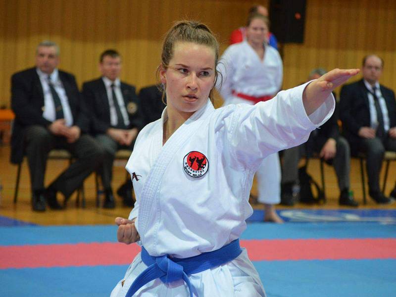 Barbora Znamenáčková patří k současným nadějím českolipského Karate klubu Sport Relax.