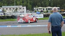 Rally Bohemia na autodromu v Sosnové v pátek 9. července.