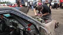 Sedmý ročník Destruction Derby na autodromu v Sosnové.