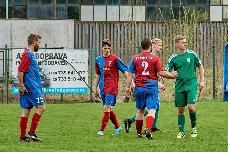 Okresní přebor: Rynoltice B - Bílý Kostel 2:1.