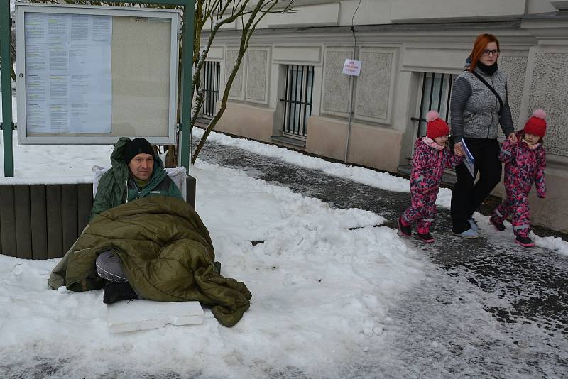 Jiří Štágl drží hladovku pátý den.