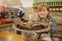 DANUŠE NOVÁ, majitelka Florian café v České Lípě nabízí možnost hřešit i lidem, kteří kvůli zdraví nesmí lepek.
