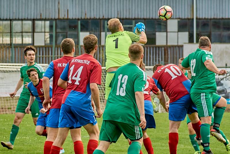 Okresní přebor: Rynoltice B - Bílý Kostel 2:1.