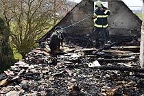 Plameny na chatě způsobily škodu za 750 tisíc korun.