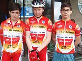 Matěj Baláž, Miloš Holec a Adam Janda jsou velkou nadějí pro budoucnost českolipské cyklistiky.