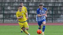 Starší dorostenci České Lípy (modré dresy) doma porazili Varnsdorf 3:1.