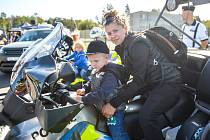 Den s policií na autodromu v Sosnové.