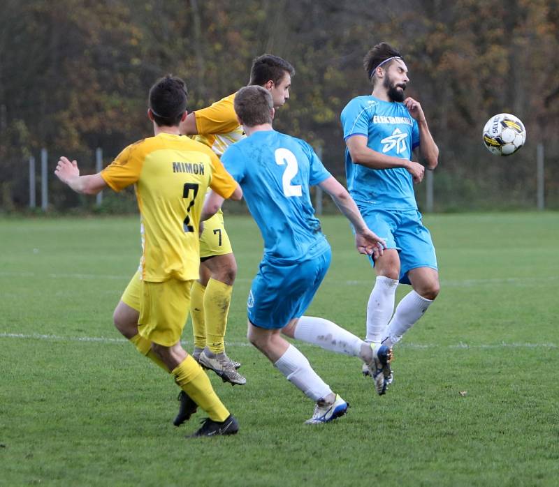 Krajský přebor: Mimoň - Sedmihorky 0:5.