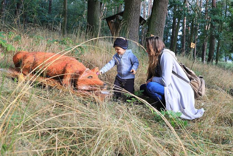 Novou naučnou trasu otevřeli v sobotu v Kravařích. Liščí stezka s osmi zastávkami je dlouhá necelých 5,5 kilometru.