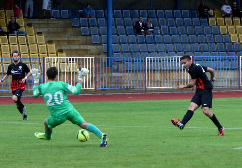 Česká Lípa zdolala Chrastavu. Zemánek prostřelil gólmana Zoulu na 1:1.