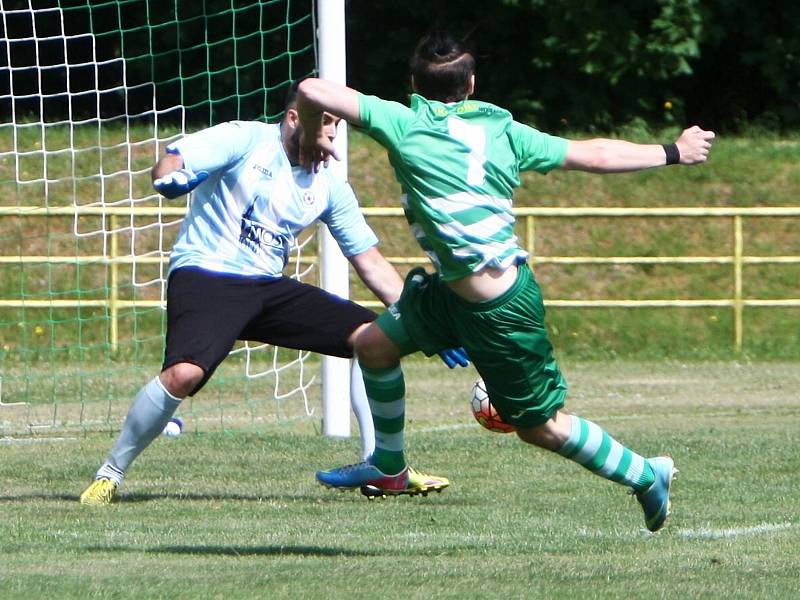 Nový Bor - Baník Souš 4:3. 