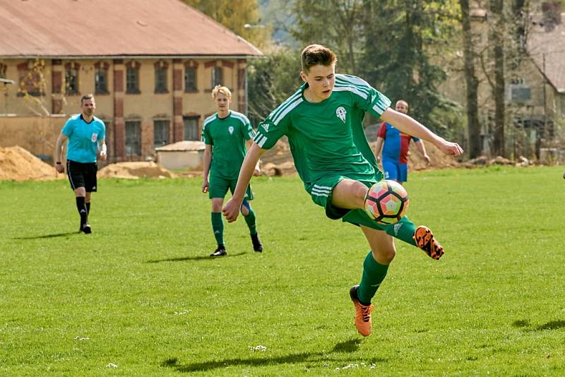 Okresní přebor: Rynoltice B - Bílý Kostel 2:1.