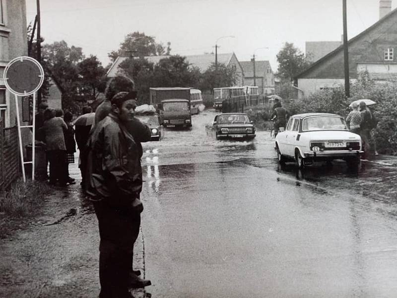 Povodeň do Zákup přišla i před čtyřiceti lety - v červenci 1981. Rozsah pohromy zachycují dobové fotografie.