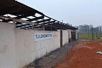 Fotbalový oddíl českolipské Lokomotivy přišel při únorovém požáru o značnou část vybavení pro trénink mládeže.
