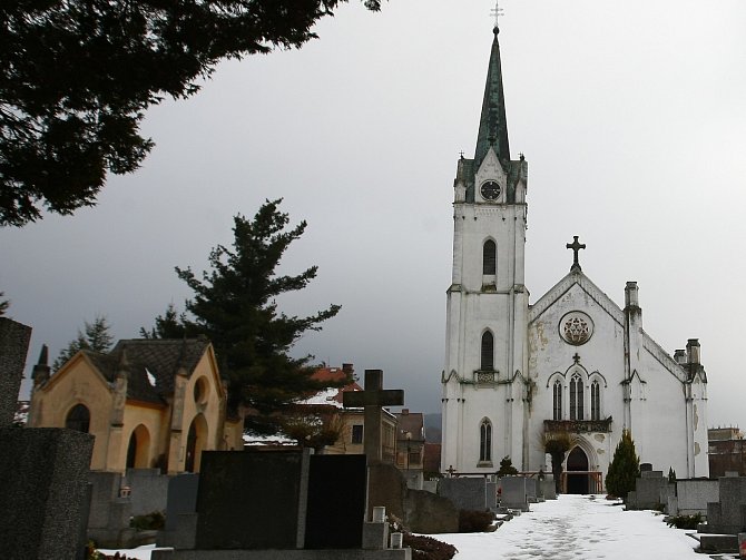 Kostel sv. Fabiána a Šebestiána v Zákupech.