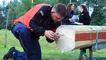 Ve Stráži se konal druhý ročník dřevorubecké soutěže pro hasiče.