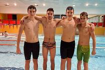 Úspěšní českolipští plavci, kteří v dorostenecké kategorii vytvořili dva nové české rekordy!