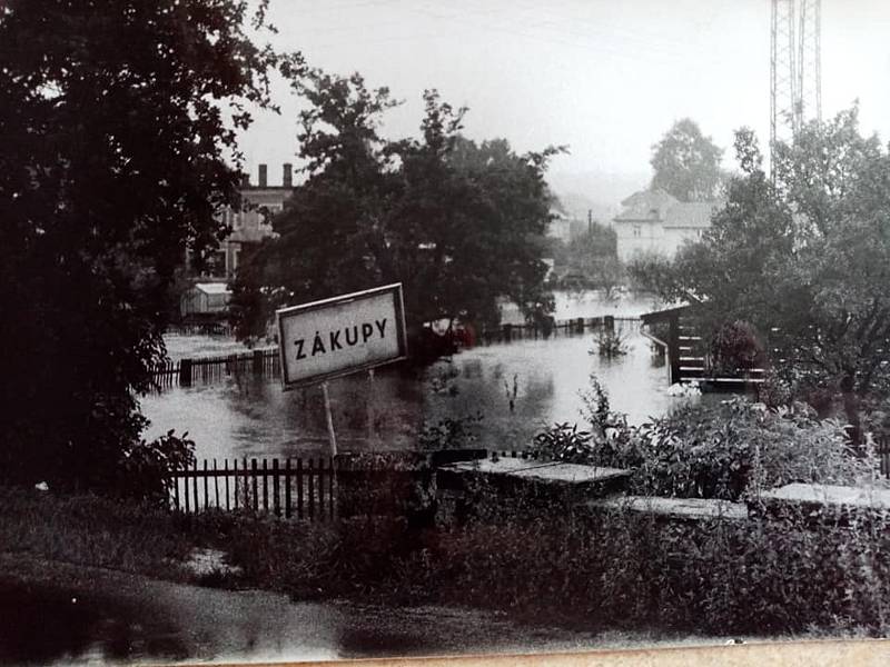 Povodeň do Zákup přišla i před čtyřiceti lety - v červenci 1981. Rozsah pohromy zachycují dobové fotografie.