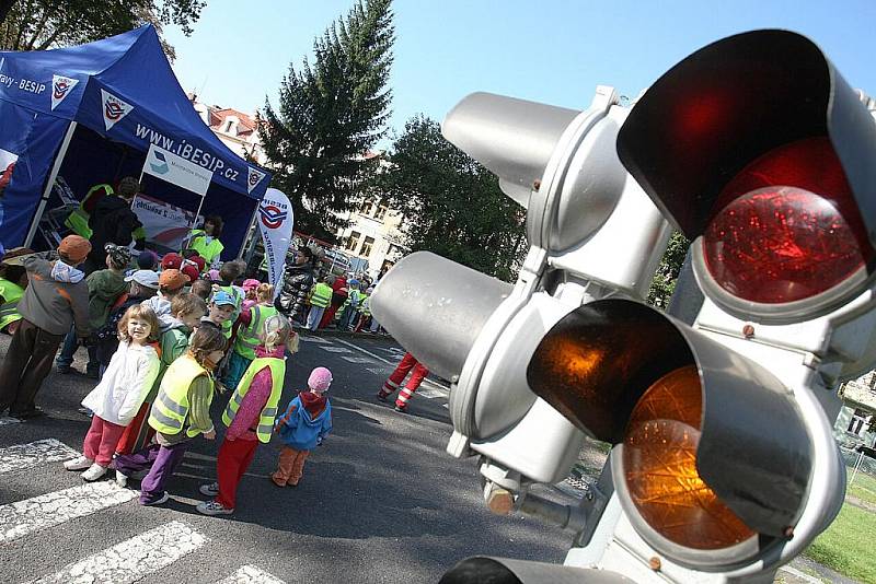 Přes pět set dětí navštívilo českolipské dopravní hřiště v rámci akce Den bez aut, který byl završením Evropského týdne mobility.