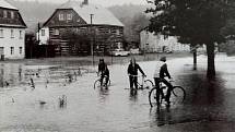 Povodeň do Zákup přišla i před čtyřiceti lety - v červenci 1981. Rozsah pohromy zachycují dobové fotografie.