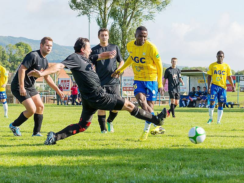 Na hřiště v Kravařích v Čechách přijely ligové Teplice.