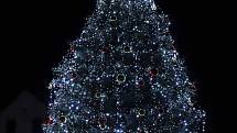 Vánoční strom ve Stráži pod Ralskem