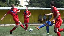 I. B třída: Lokomotiva Česká Lípa - Chrastava B 4:0 (1:0).